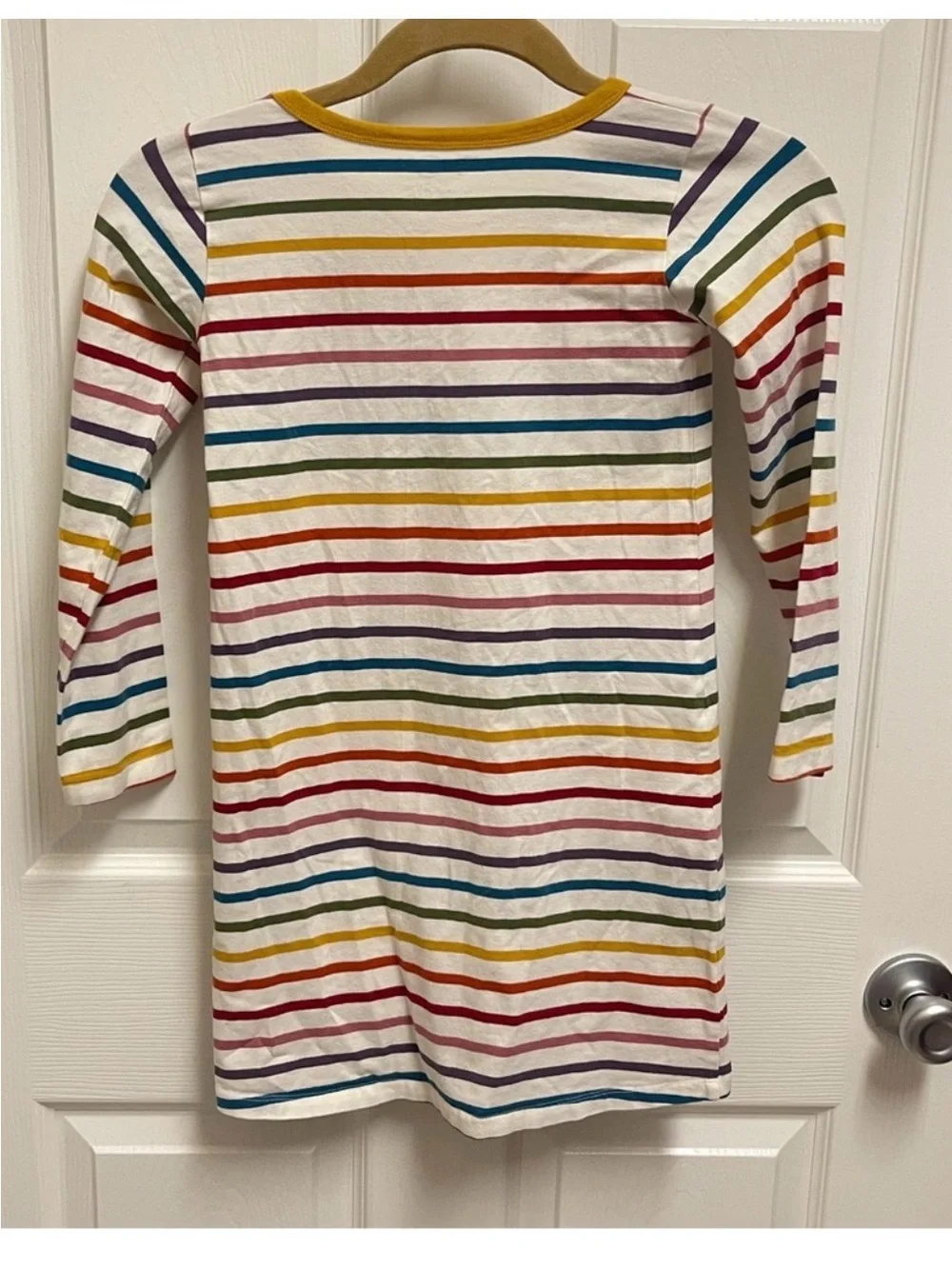 Ruffle Butts Girls Striped Long Sleeve Dress.  Sz Girls 8